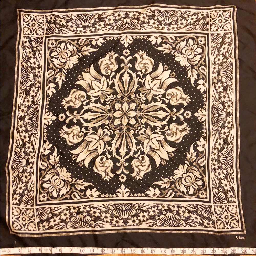 Echo silk scarf